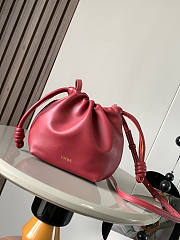 Loewe Mini Flamenco Clutch Bag Red 23.9x18x9cm - 1