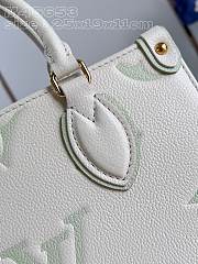 Louis Vuitton LV OnTheGo PM White Green 25x19x11.5cm - 4