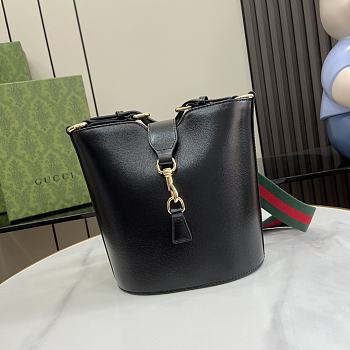 Gucci Mini Bucket Shoulder Bag Black 18.5x20.5x12.5cm