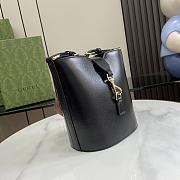 Gucci Mini Bucket Shoulder Bag Black 18.5x20.5x12.5cm - 6