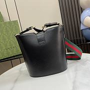 Gucci Mini Bucket Shoulder Bag Black 18.5x20.5x12.5cm - 2