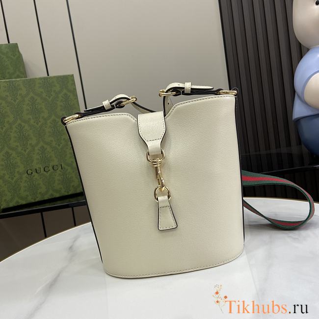 Gucci Mini Bucket Shoulder Bag White 18.5x20.5x12.5cm - 1