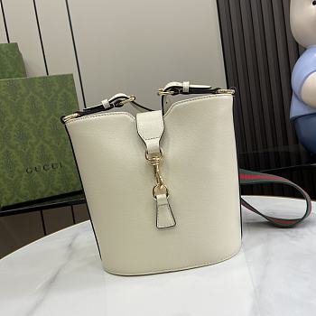 Gucci Mini Bucket Shoulder Bag White 18.5x20.5x12.5cm