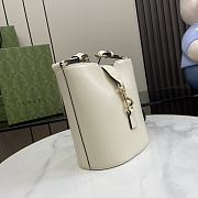 Gucci Mini Bucket Shoulder Bag White 18.5x20.5x12.5cm - 6