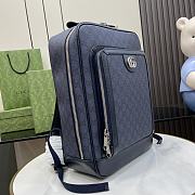 Gucci Ophidia GG Medium Backpack Blue 30x40x14cm - 5