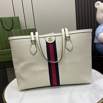 Gucci Ophidia Medium Tote White 38x28x14cm