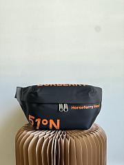 Burberry Nylon Belt Bag Black Orange 31x7.5x16cm - 1
