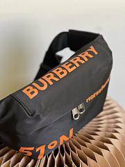 Burberry Nylon Belt Bag Black Orange 31x7.5x16cm - 2