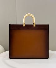 Fendi Sunshine Tote Brown Bag 40x17x37cm - 3