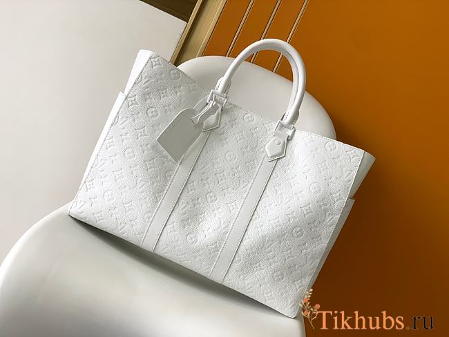 Louis Vuitton LV Sac Plat 24H White 44 x 33 x 18 cm - 1