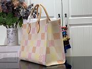 Louis Vuitton LV OnTheGo MM Peach Pink 35 x 27 x 14 cm - 5