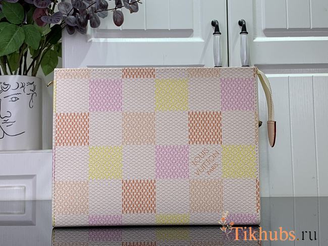 Louis Vuitton LV Toilet Pouch Bag Peach Pink 20 x 25 x 5.5 cm - 1