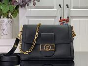 Louis Vuitton LV Dauphine Soft MM Black 24 x 17 x 9 cm - 1