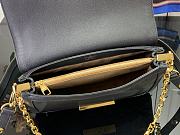 Louis Vuitton LV Dauphine Soft MM Black 24 x 17 x 9 cm - 3