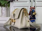 Louis Vuitton LV Dauphine Soft MM White 24 x 17 x 9 cm - 3