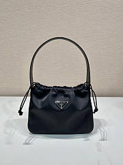 Prada Vintage Hobo Bag Black 24x18x8cm - 1