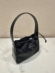 Prada Vintage Hobo Bag Black 24x18x8cm - 3