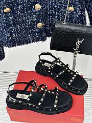 Valentino Garavani Rockstud Sandals Black - 4