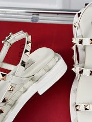 Valentino Garavani Rockstud Sandals White - 2