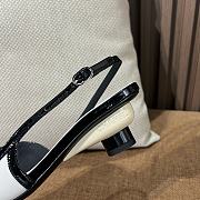 Chanel Black White Heel 3.5cm - 4