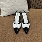 Chanel Black White Heel 3.5cm - 3