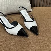 Chanel Black White Heel 3.5cm - 2