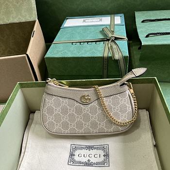 Gucci Ophidia Mini Bag Beige White 19x10x3cm