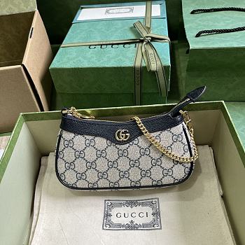 Gucci Ophidia Mini Bag Blue 19x10x3cm
