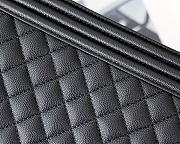 Chanel Leboy Bag Cowskin In Black With Silver Hardware - 3