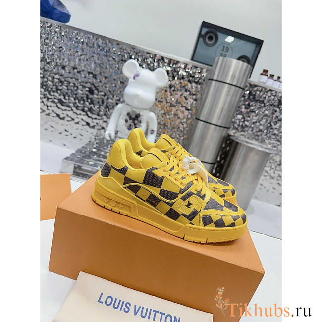 Louis Vuitton LV Trainer Sneaker Yellow - 1