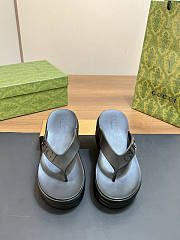 Gucci Slide Sandals Black  - 3