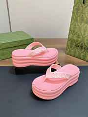 Gucci Slide Sandals Pink - 3