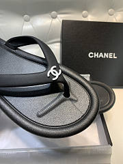 Chanel Black Slides 03 - 3