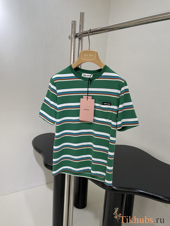 Miu Miu Green T-shirt - 1