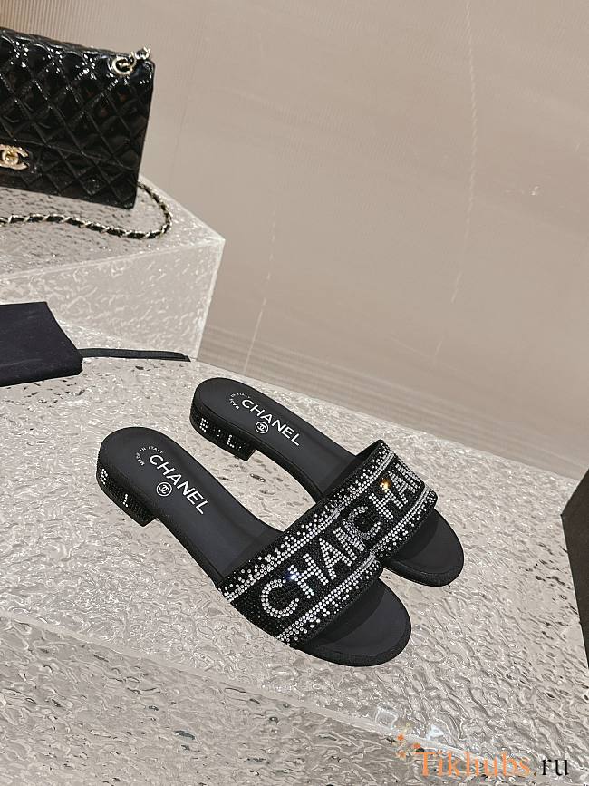 Chanel Black Slides 05 - 1