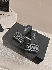 Chanel Black Slides 05 - 5