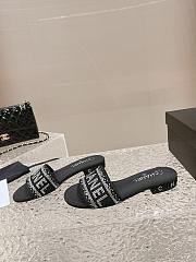 Chanel Black Slides 05 - 2