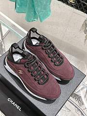 Chanel Wine Sneaker - 3