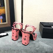 Chanel Pink Sandal Heel 12cm - 4