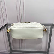 Dior Small Caro Top Handle Camera Bag White 19 x 13 x 4.5 cm - 5
