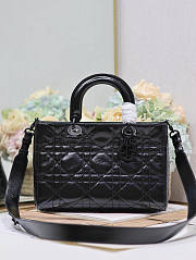 Dior Medium Lady D-Sire My ABCDior Bag Black 30 x 20 x 13 cm - 1