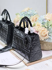 Dior Medium Lady D-Sire My ABCDior Bag Black 30 x 20 x 13 cm - 6