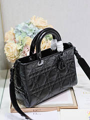 Dior Medium Lady D-Sire My ABCDior Bag Black 30 x 20 x 13 cm - 3