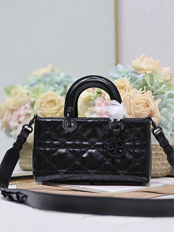 Dior Small Lady D-Sire My ABCDior Bag Black 26x15x8cm