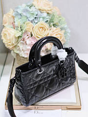 Dior Small Lady D-Sire My ABCDior Bag Black 26x15x8cm - 3