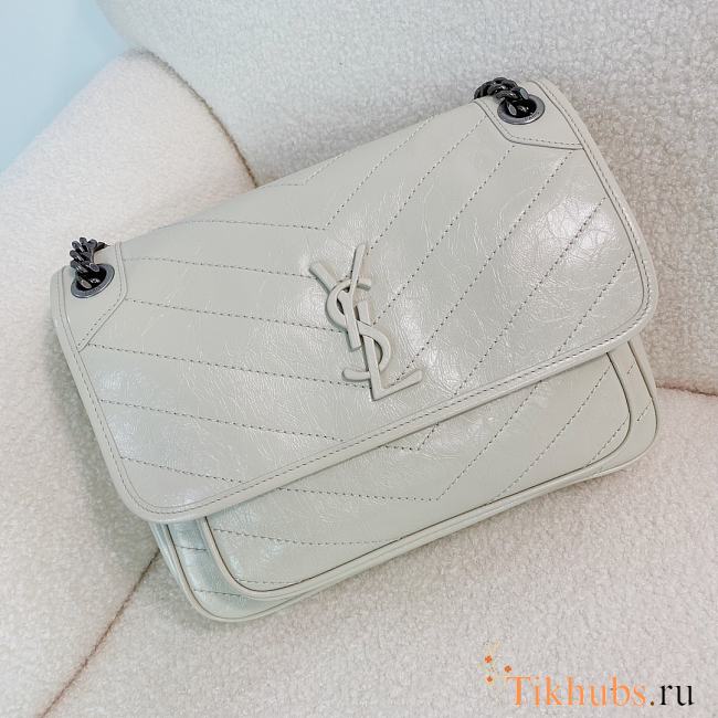 YSL Niki Bag White 28x20x8.5cm - 1