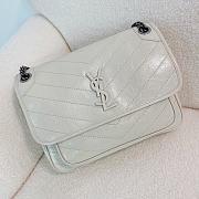 YSL Niki Bag White 28x20x8.5cm - 1