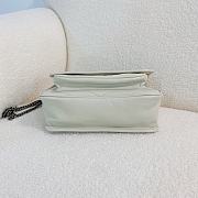 YSL Niki Baby Bag White 21x16x7.5cm - 6