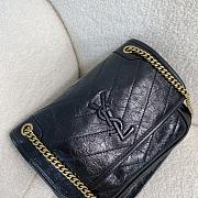 YSL Niki Baby Bag Black 21x16x7.5cm - 3