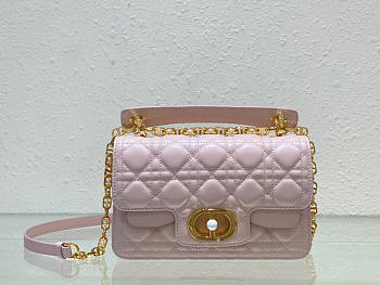 Dior Small Jolie Top Handle Bag Pink 22 x 14 x 8 cm